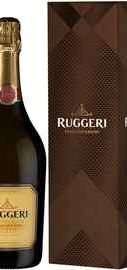 Вино игристое белое сухое «Ruggeri Prosecco Valdobbiadene Giall'Oro» в подарочной упаковке