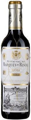 Вино красное сухое «Herederos del Marques de Riscal Reserva» 2016 г.