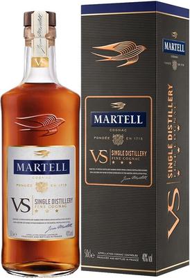 Коньяк французский «Martell VS Single Distillery, 0.5 л» в подарочной упаковке