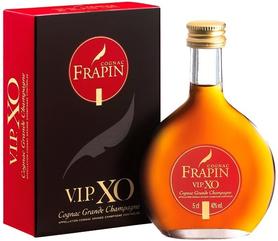 Коньяк французский «Frapin VIP XO Grande Champagne, 0.05 л» в подарочной упаковке