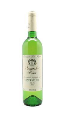 Вино столовое белое полусладкое «Даманские вина Мускатное»