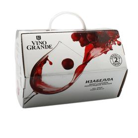 Вино столовое красное полусладкое «Vino Grande Изабелла»
