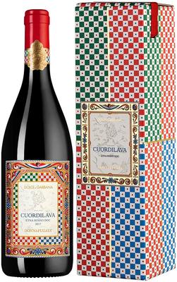 Вино красное сухое «Donnafugata Cuordilava Etna Rosso» 2017 г., в подарочной упаковке