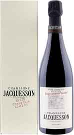 Шампанское белое экстра брют «Jacquesson Avize Champ Cain Degorgement Tardif» 2002 г., в подарочной упаковке