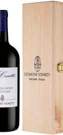 Вино красное полусухое «Domini Veneti Valpolicella Classico Superiore La Casetta» 2018 г., в деревянной коробке