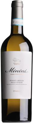 Вино белое сухое «Minini Pinot Grigio, 0.75 л» 2021 г.