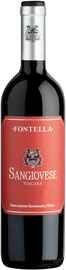 Вино красное сухое «Fontella Sangiovese» 2020 г.