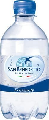 Вода газированная «San Benedetto, 0.33 л» пластик