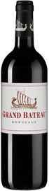 Вино красное сухое «Grand Bateau Rouge» 2019 г.
