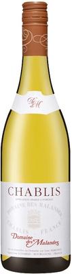 Вино белое сухое «Domaine des Malandes Chablis, 0.75 л» 2020 г.