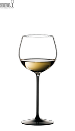 Фужер «Montrachet (Chardonnay)  4100/07 BRB» черный с красной ножкой