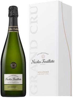 Шампанское белое брют «Grand Cru Brut Blanc de Blancs» 2011 г., в подарочной упаковке