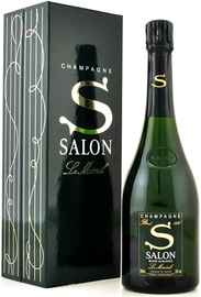 Шампанское белое брют «Salon Le Mesnil Blanc de Blancs» 1999 г., в подарочной упаковке