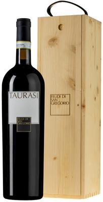 Вино красное сухое «Feudi di San Gregorio Taurasi» 2016 г., в деревянной коробке