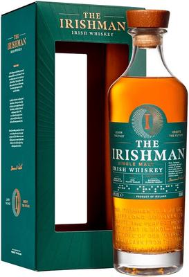 Виски ирландский «The Irishman Single Malt, 0.05 л» в подарочной упаковке