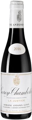 Вино красное сухое «Gevrey-Chambertin La Justice, 0.375 л» 2016 г.