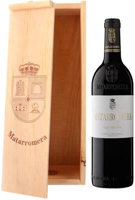 Вино красное сухое «Matarromera Gran Reserva» 2014 г., в деревянной коробке