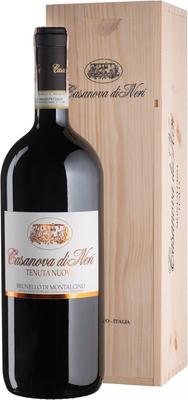 Вино красное сухое «Brunello di Montalcino Tenuta Nuova» 2017 г., в деревянной коробке