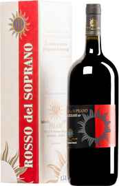 Вино красное сухое «Rosso del Soprano» 2016 г., в подарочной упаковке