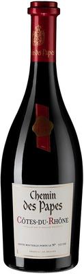 Вино красное сухое «Chemin des Papes Rouge Cotes du Rhone» 2020 г.