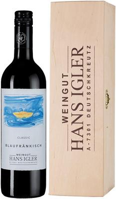 Вино красное сухое «Hans Igler Blaufrankisch Classic» 2019 г., в подарочной упаковке