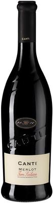 Вино красное сухое «Canti Merlot Terre Siciliane, 0.75 л» 2020 г.