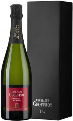 Шампанское белое брют «Champagne Geoffroy Empreinte Brut Premier Cru» в подарочной упаковке