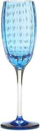 Бокал «Zafferano Perle Sparking wine glass Acqua Marina» для шампанского