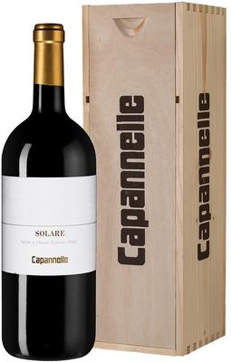 Вино красное сухое «Capannelle Solare» 2015 г., в деревянной коробке