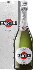 Вино игристое белое сладкое «Martini Asti» в подарочной упаковке