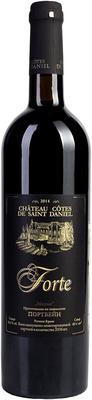 Винный напиток красный сладкий «Chateau Cotes de Saint Daniel Forte» 2014 г.