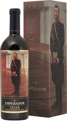 Вино красное сухое «Bodegas Ordonez Emperador Vatan» 2016 г., в подарочной упаковке
