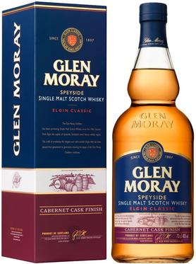 Виски шотландский «Glen Moray Elgin Classic Cabernet Cask Finish» в подарочной упаковке