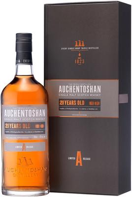 Виски шотландский «Auchentoshan 21 Years Old» в подарочной коробке