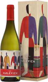 Вино белое сухое «Malevich Botani» 2018 г., в подарочной упаковке