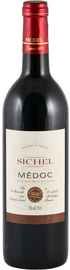 Вино красное сухое «Sichel Medoc» 2010 г.