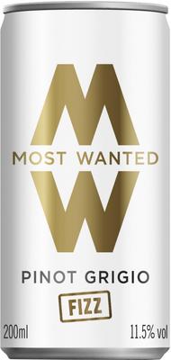 Игристое вино белое полусухое «Most Wanted Pinot Grigio Fizz» в жестяной банке