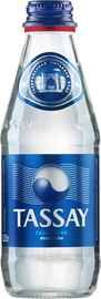 Вода газированная «Tassay, 0.25 л» в стеклянной бутылке
