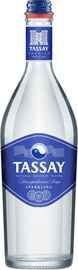 Вода газированная «Tassay, 0.75 л» в стеклянной бутылке