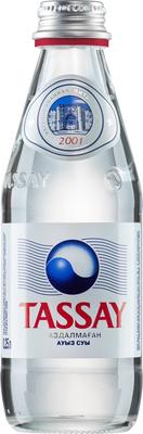 Вода негазированная «Tassay, 0.25 л» в стеклянной бутылке