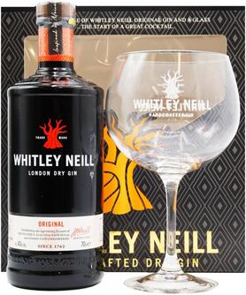 Джин «Whitley Neill Original» в подарочной упаковке с бокалом