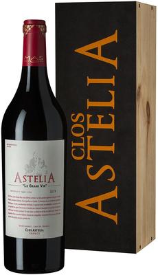 Вино красное сухое «Astelia Le Grand Vin Terres du Midi» 2019 г., в деревянной коробке