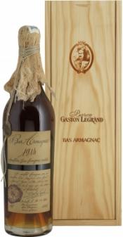 Арманьяк «Baron G. Legrand 1914 Bas Armagnac» в деревянной подарочной упаковке