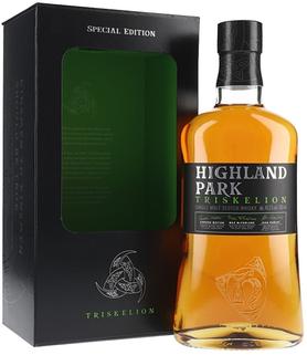 Виски шотландский «Highland Park Triskelion» в подарочной упаковке.