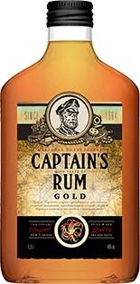 Настойка полусладкая «Captain's Rum Gold, 0.25 л»