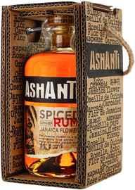 Ром «Ashanti Spiced» в подарочной упаковке