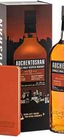 Виски шотландский «Auchentoshan 12 Years Old» + ежедневник, в подарочной упаковке