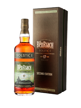 Виски шотландский «Benriach 17 years Solstice» в подарочной упаковке