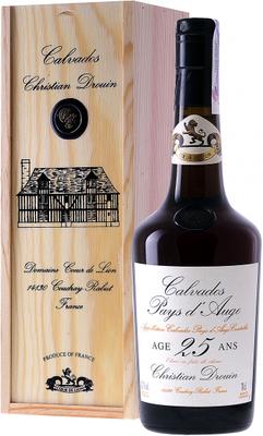 Кальвадос «Coeur de Lion Calvados 25 ans» в подарочной упаковке