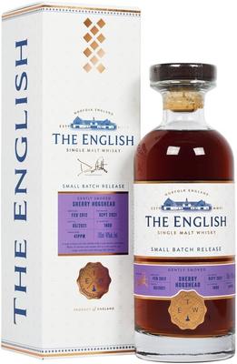 Виски английский «The English Small Batch Release Sherry Hogshead» в подарочной упаковке